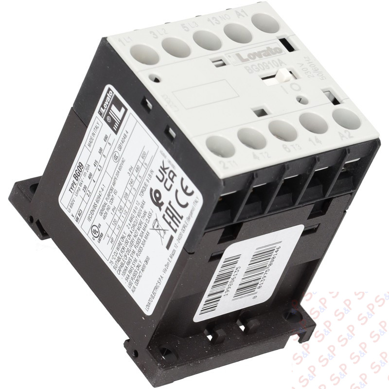 CONTACTOR 3P+1NO 9A AC3