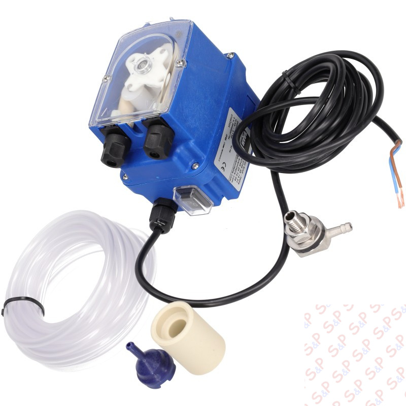 ADJUSTABLE DETERGENT PERISTALTIC PUMP 10 LT/H SPEED 230V W/KIT