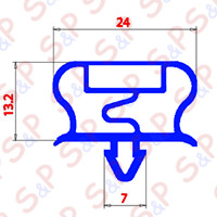 MAGNETIC SNAP IN GASKET 631X1522mm QQ21 O.D.